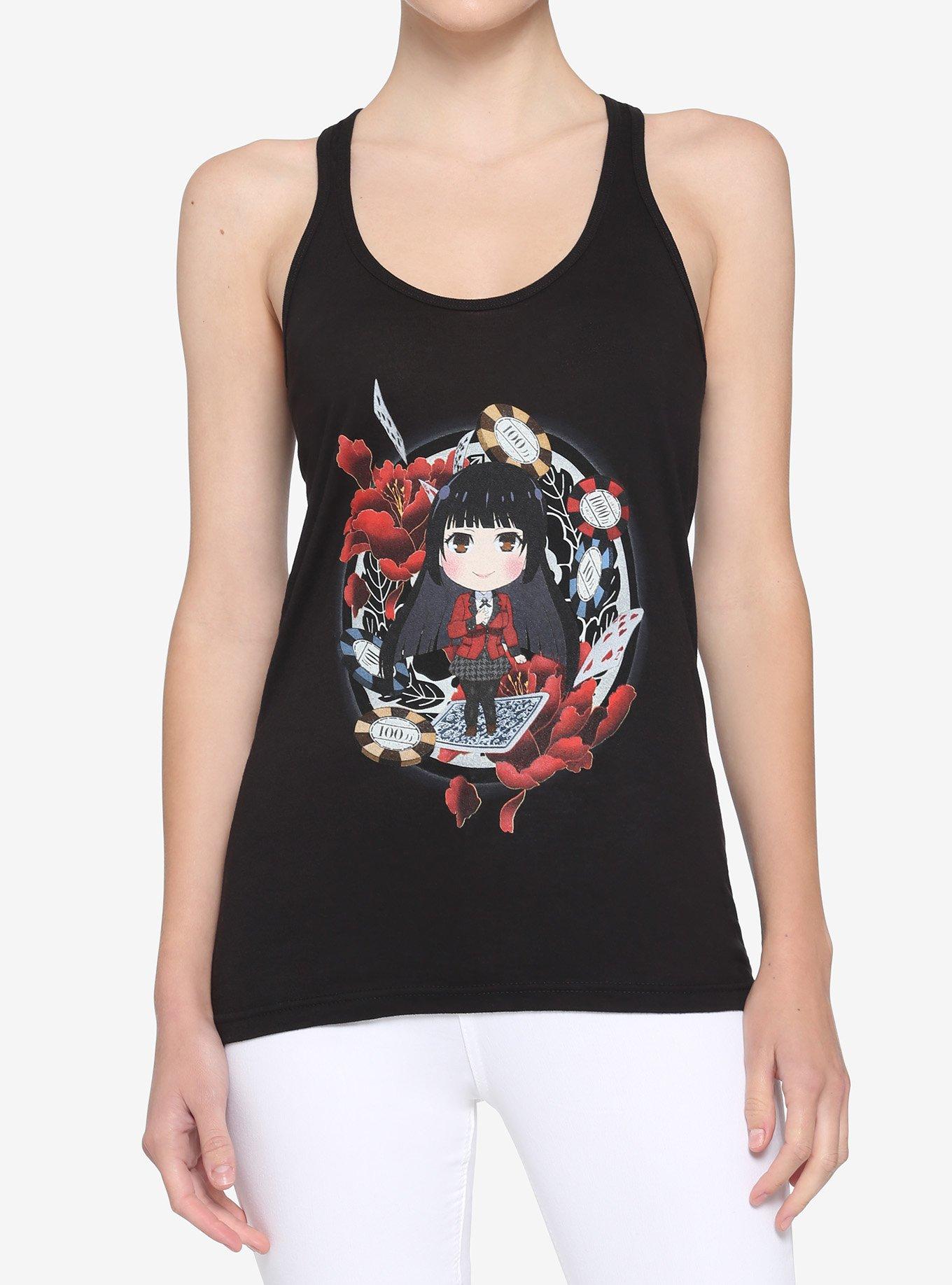 Kakegurui Chibi Yumeko Jabami Girls Tank Top, MULTI, hi-res