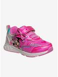 Disney Minnie Mouse Girls Bowknot Light Sneakers, PINK, hi-res