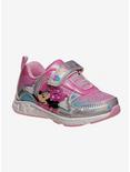 Disney Minnie Mouse Girls Sneaker With Light, PINK, hi-res