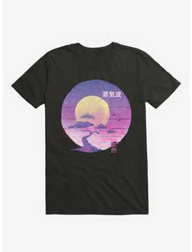Neon Bonsai Wave Black T-Shirt, , hi-res