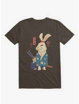 Rabbit Ronin Usagi Brown T-Shirt, , hi-res