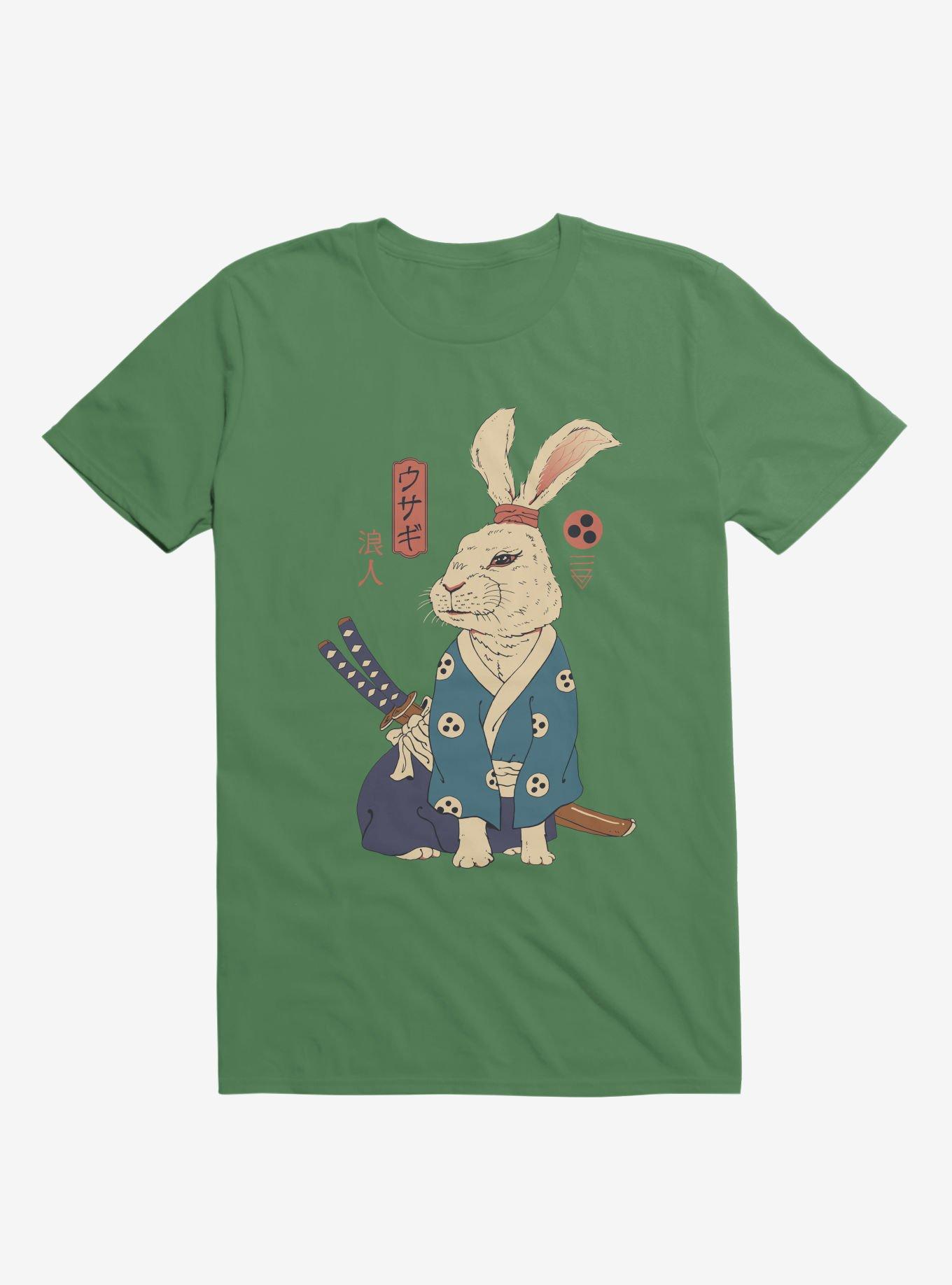 Rabbit Ronin Usagi Kelly Green T-Shirt, KELLY GREEN, hi-res