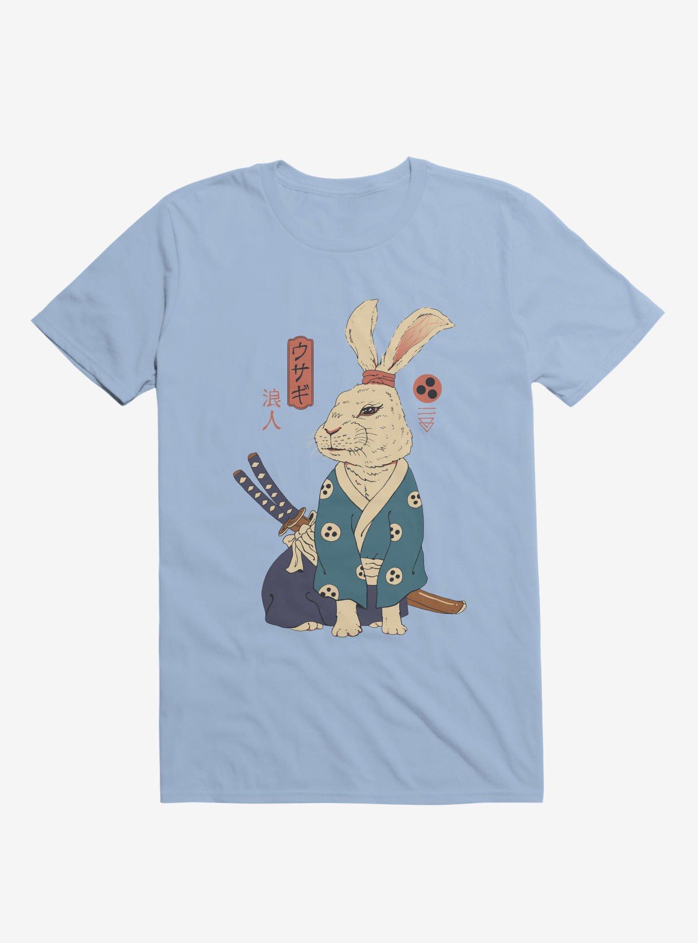 Rabbit Ronin Usagi Light Blue T-Shirt, , hi-res