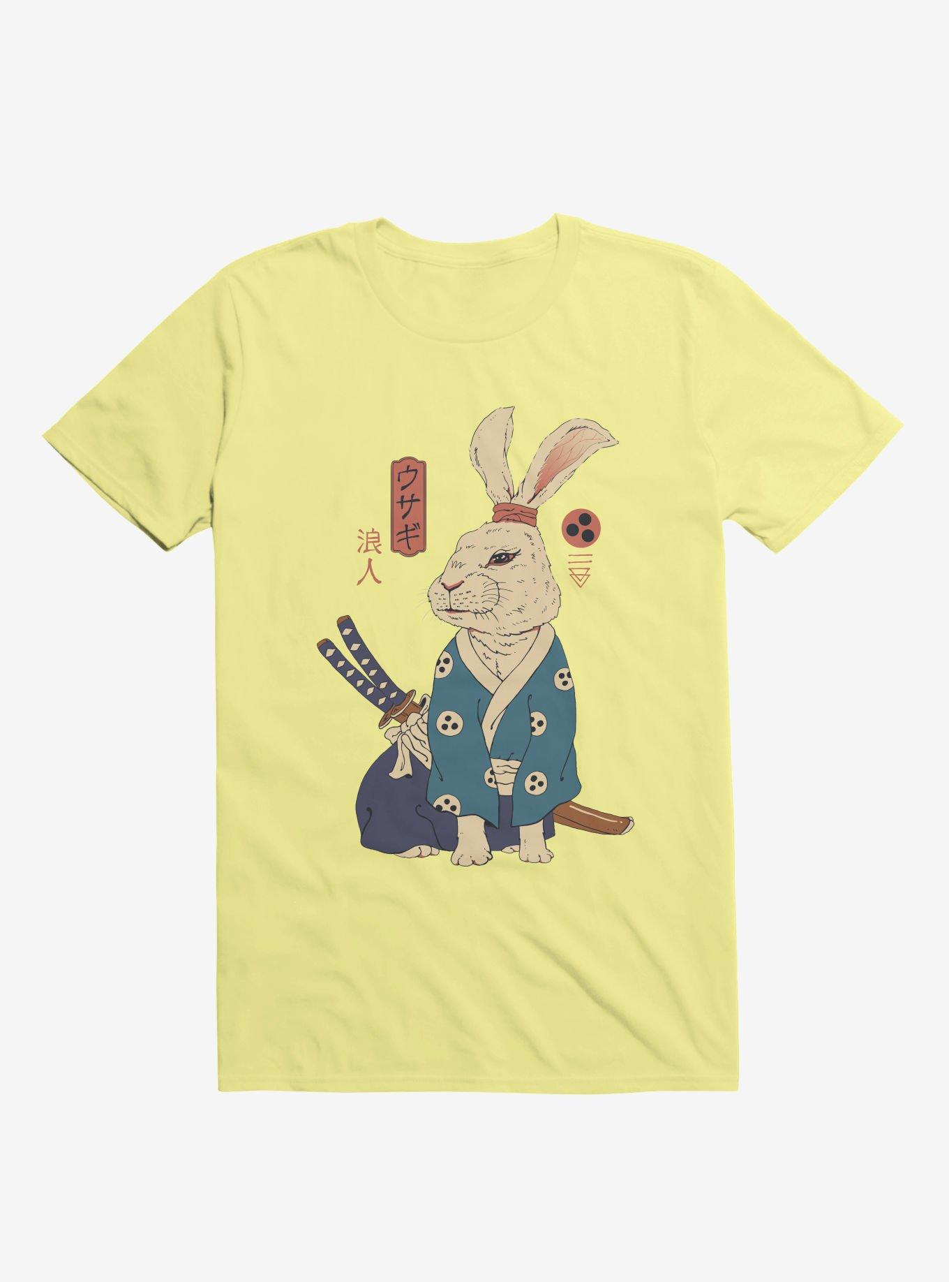 Rabbit Ronin Usagi Corn Silk Yellow T-Shirt, CORN SILK, hi-res