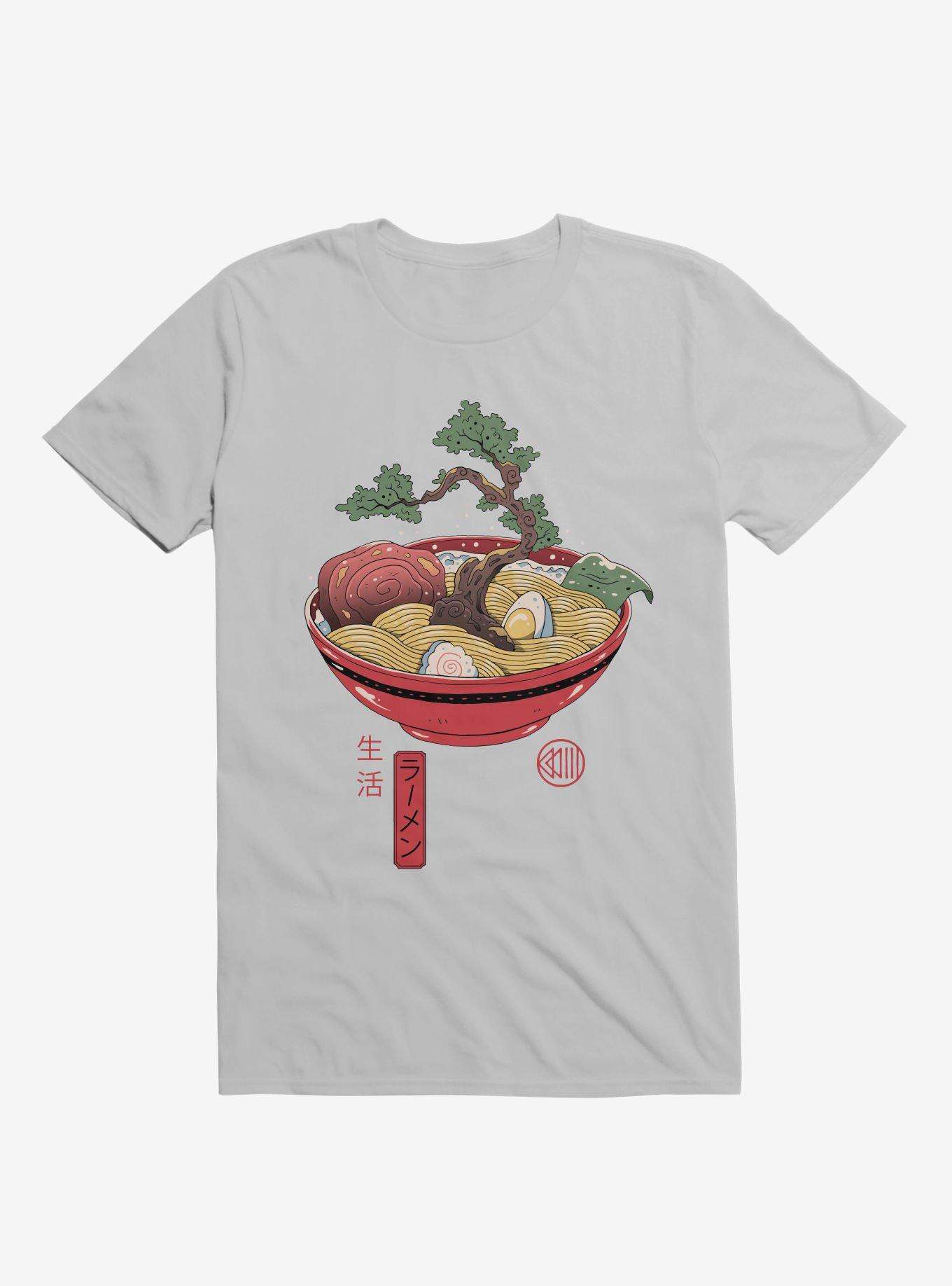 Bonsai Ramen Ice Grey T-Shirt, ICE GREY, hi-res