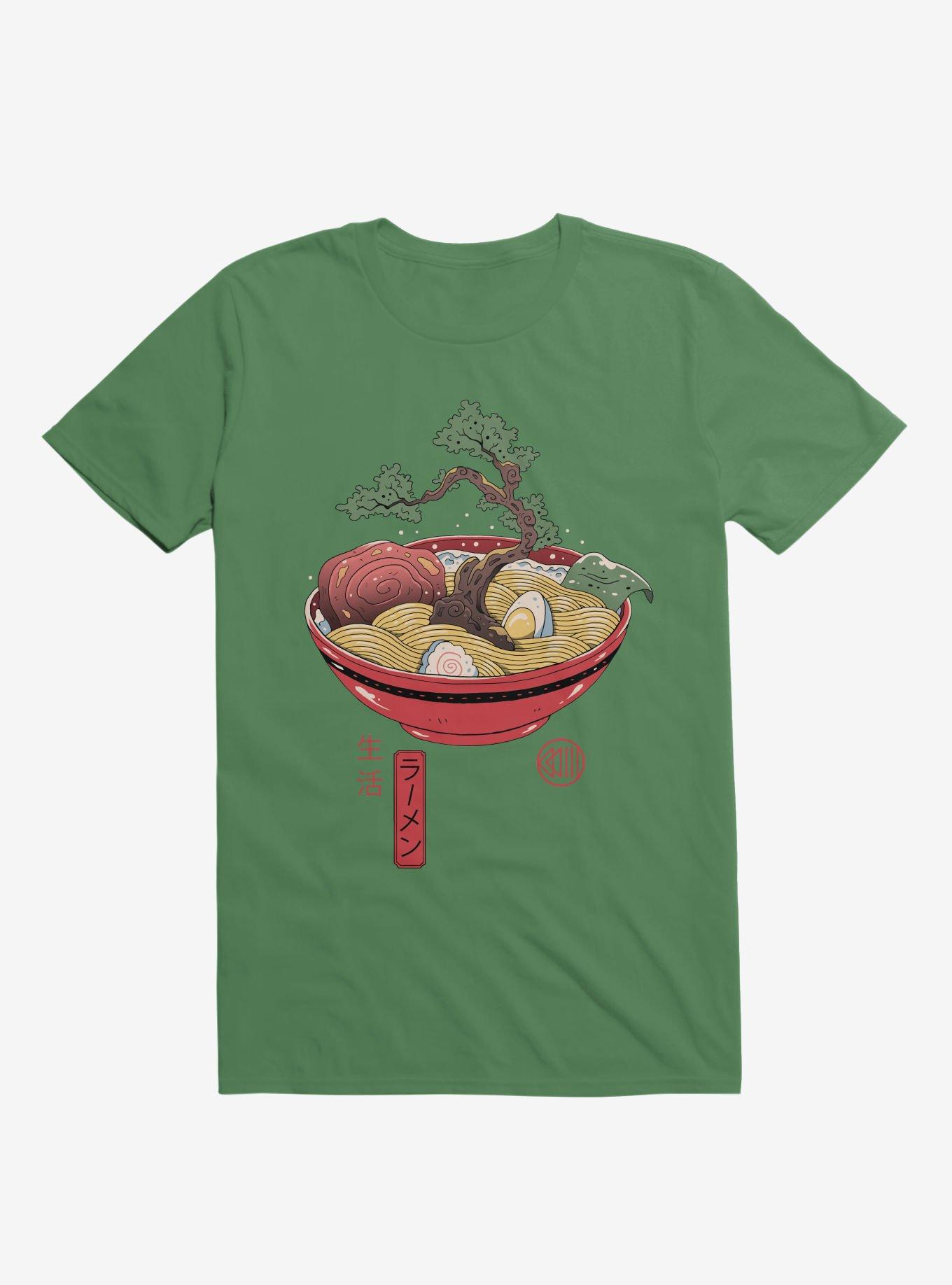 Bonsai Ramen Kelly Green T-Shirt, KELLY GREEN, hi-res