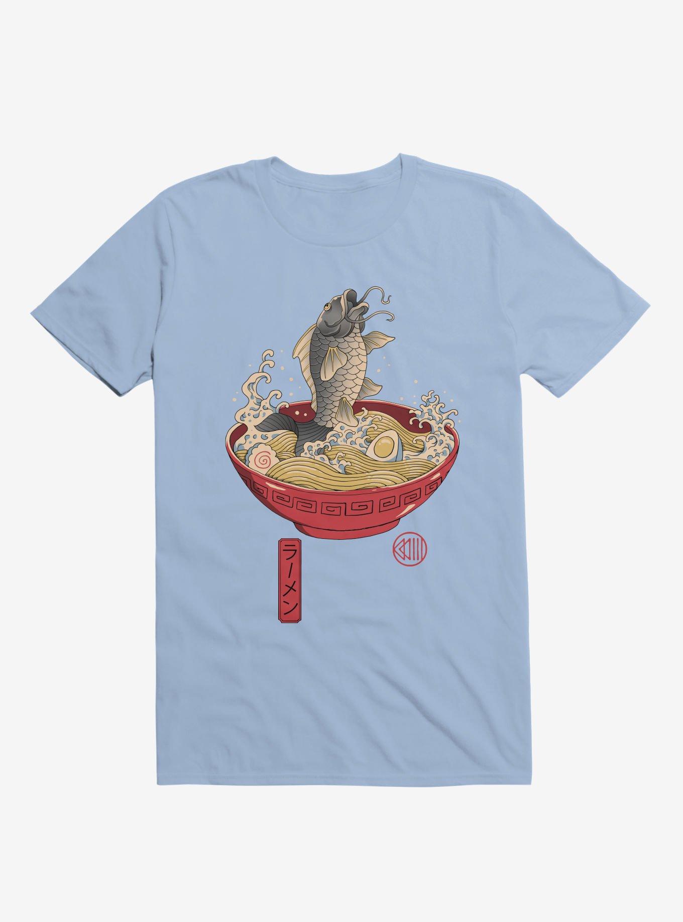THRDLESS Fish Ramen Light Blue T-Shirt