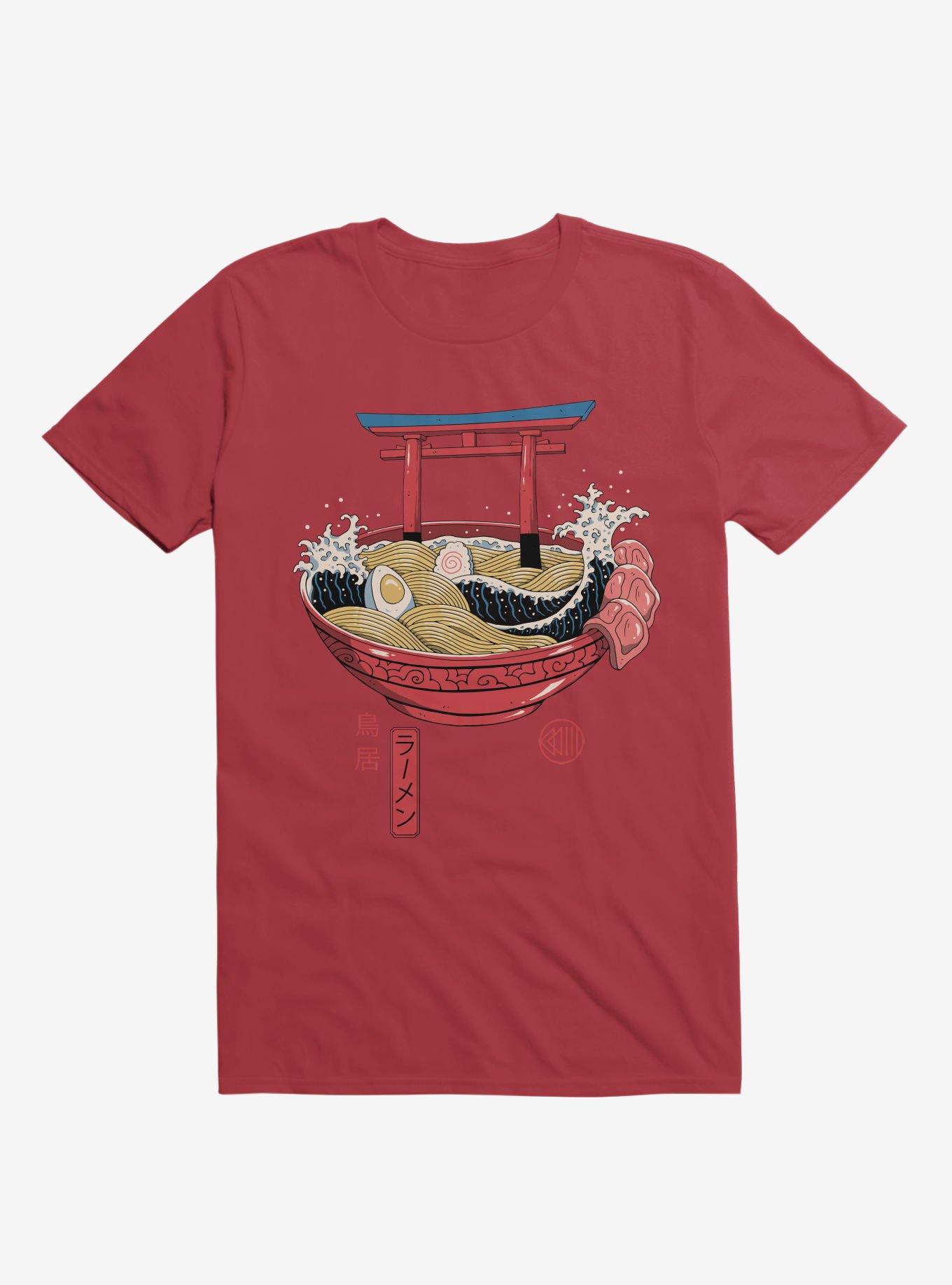 Sacred Ramen Ocean Red T-Shirt