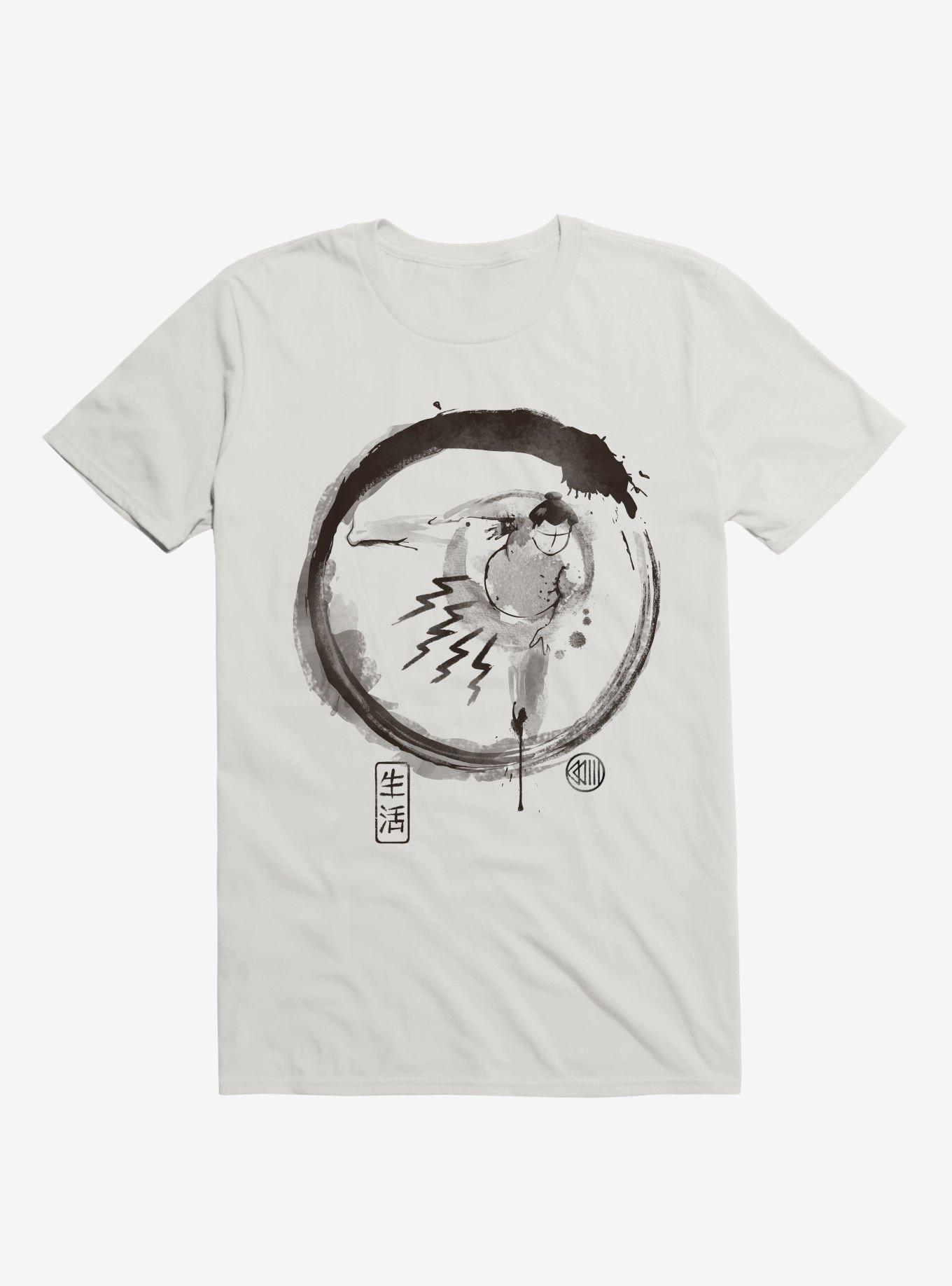 Sumo-E Sumo Wrestler White T-Shirt, WHITE, hi-res