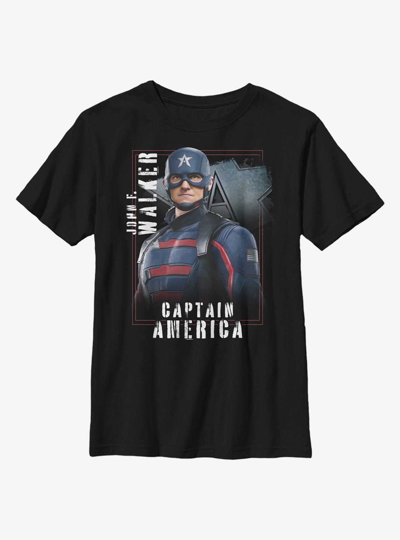 Marvel The Falcon And The Winter Soldier Walker Hero Youth T-Shirt, , hi-res