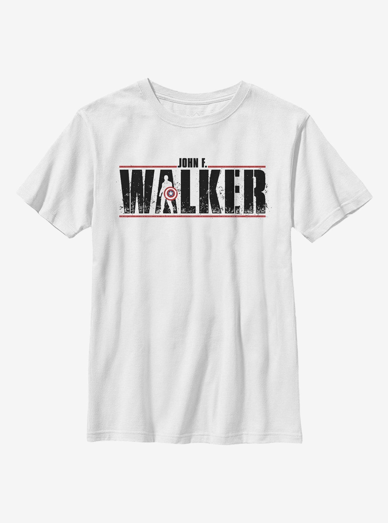 Marvel The Falcon And The Winter Soldier Walker Painted Youth T-Shirt, WHITE, hi-res