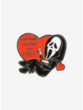 Scream Ghost Face Horror Movies & Chill Enamel Pin, , hi-res