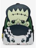 Loungefly Universal Monsters Chibi Frankenstein & Bride of Frankenstein Mini Backpack, , hi-res