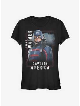 Marvel The Falcon And The Winter Soldier Captain America Girls T-Shirt, , hi-res