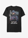 Marvel The Falcon And The Winter Soldier Captain America T-Shirt, BLACK, hi-res