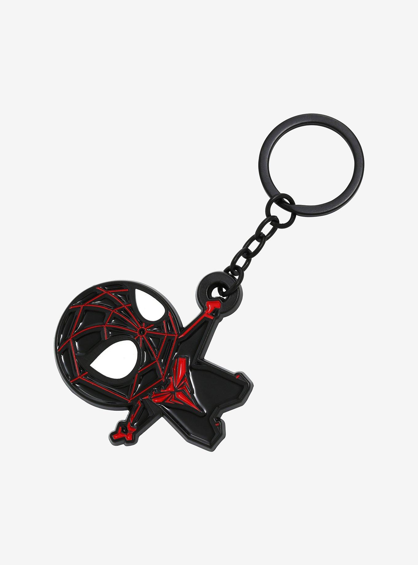 Marvel Spider-Man Miles Morales Chibi Keychain - BoxLunch Exclusive