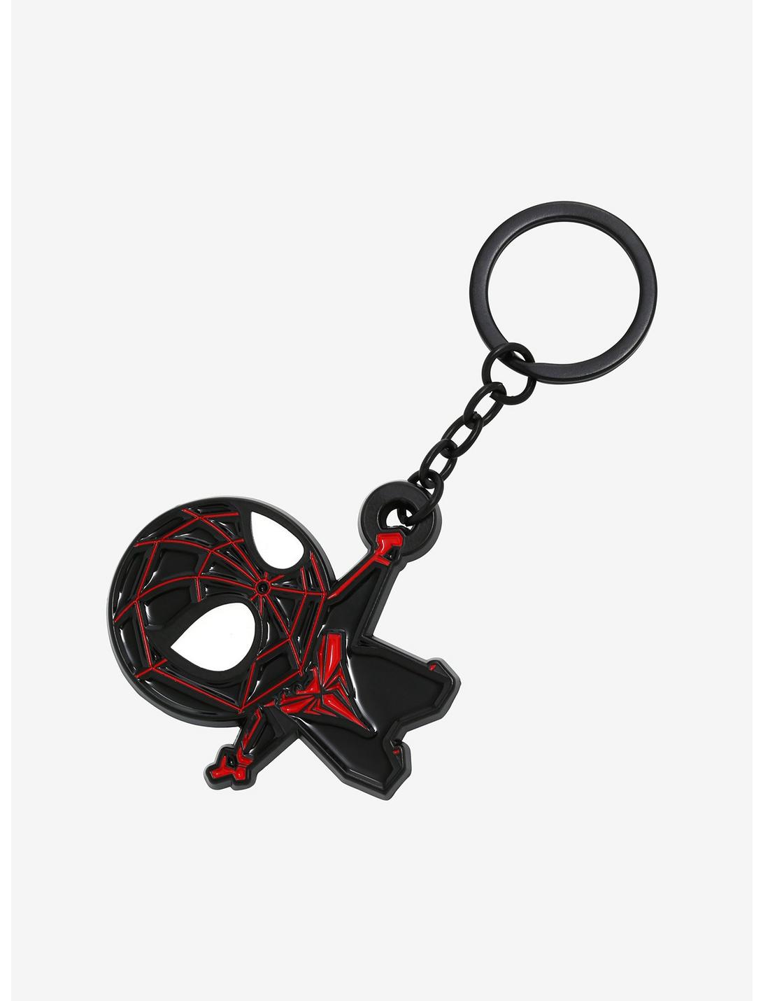 Marvel Spider-Man Miles Morales Chibi Keychain - BoxLunch Exclusive, , hi-res