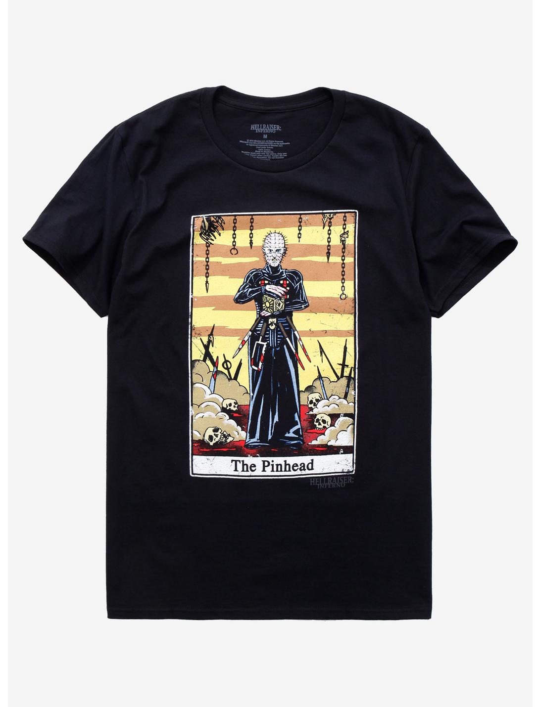Hellraiser: Inferno Pinhead Tarot T-Shirt, BLACK, hi-res