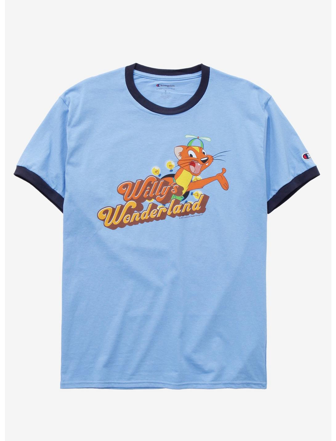 Willy's Wonderland Ringer T-Shirt, HEATHER, hi-res
