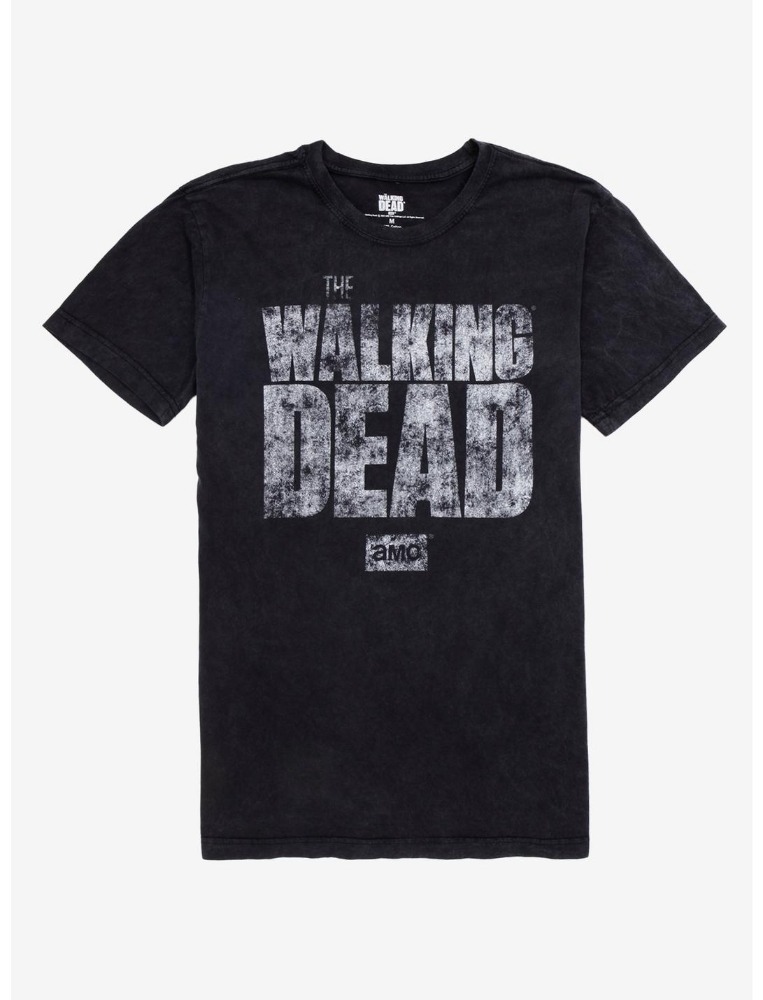 The Walking Dead Title Wash T-Shirt, CHARCOAL, hi-res