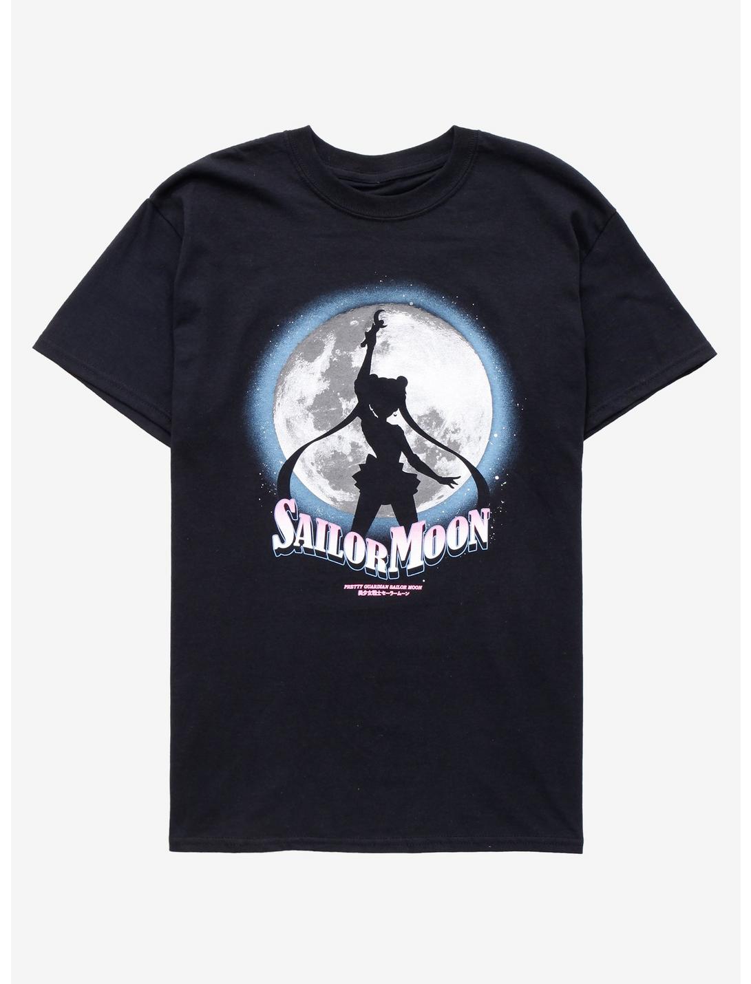 Sailor Moon Silhouette Power T-Shirt, BLACK, hi-res