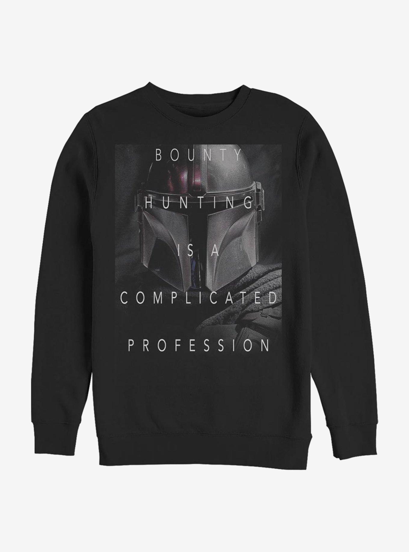 Star Wars The Mandalorian Bounty Overlay Sweatshirt, BLACK, hi-res