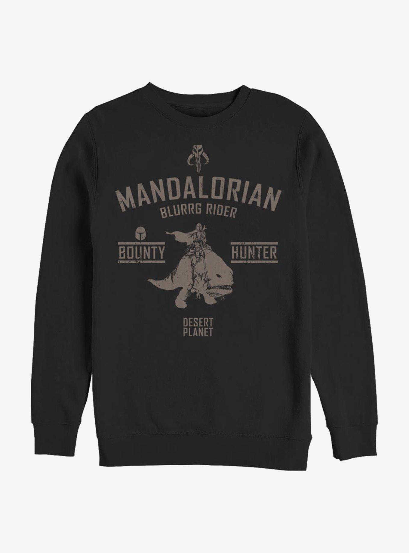 Star Wars The Mandalorian Blurrg Rider Sweatshirt, BLACK, hi-res