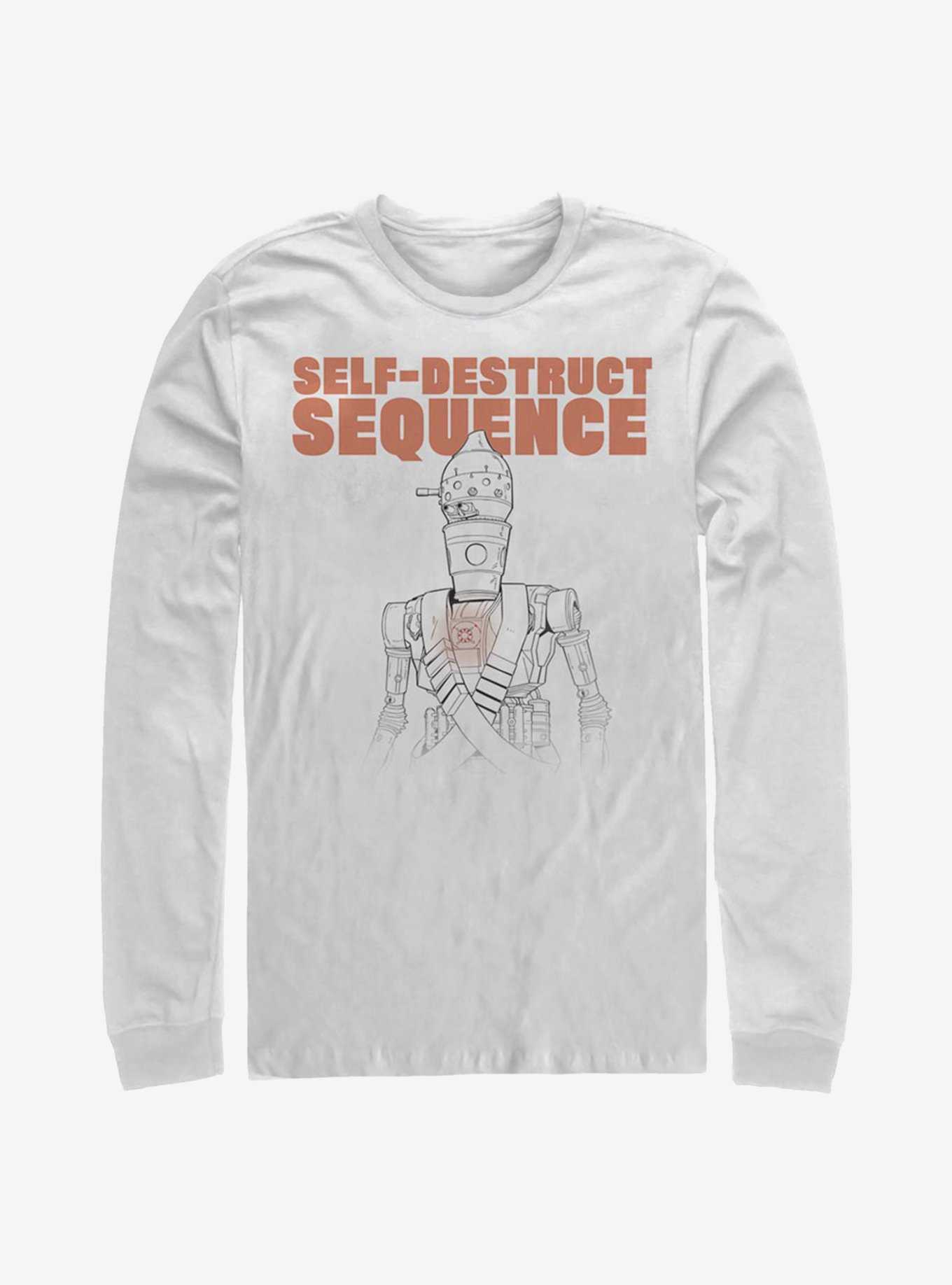 Star Wars The Mandalorian Self Destruct Ig-11 Long-Sleeve T-Shirt, , hi-res