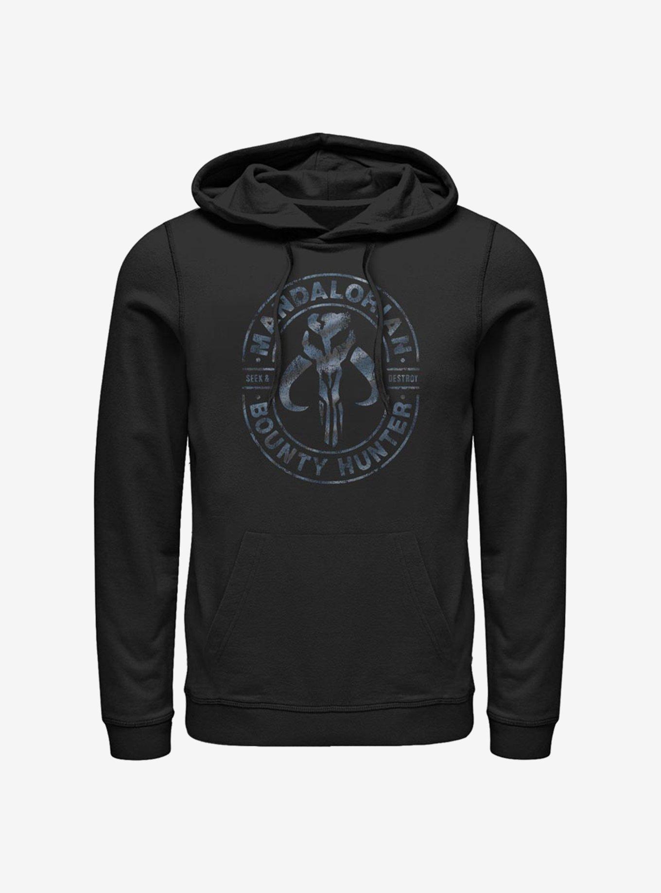 Star Wars The Mandalorian Gun For Hire Hoodie, BLACK, hi-res