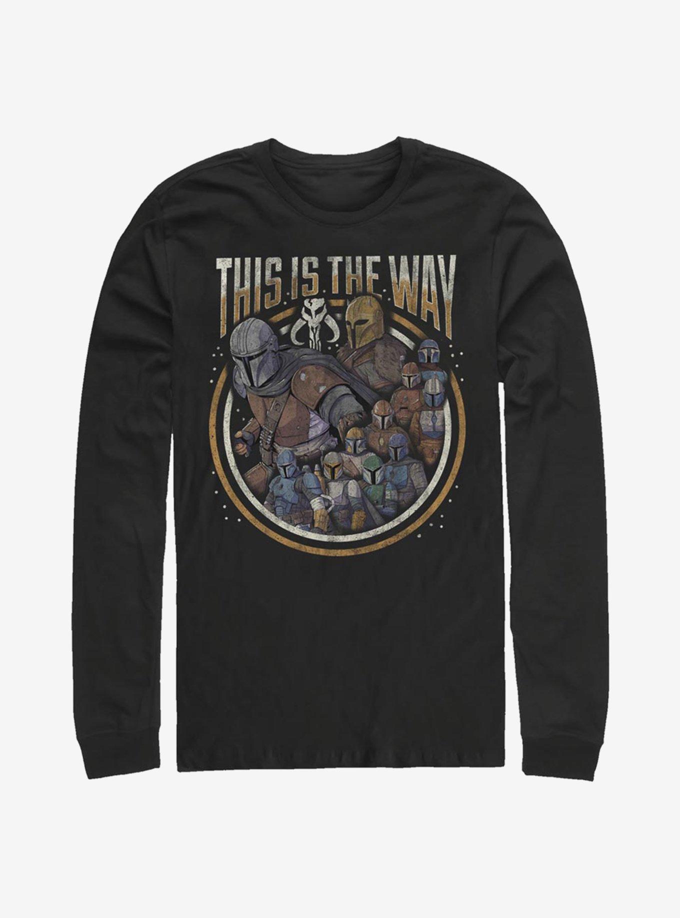 Star Wars The Mandalorian The Way Group Long-Sleeve T-Shirt, BLACK, hi-res