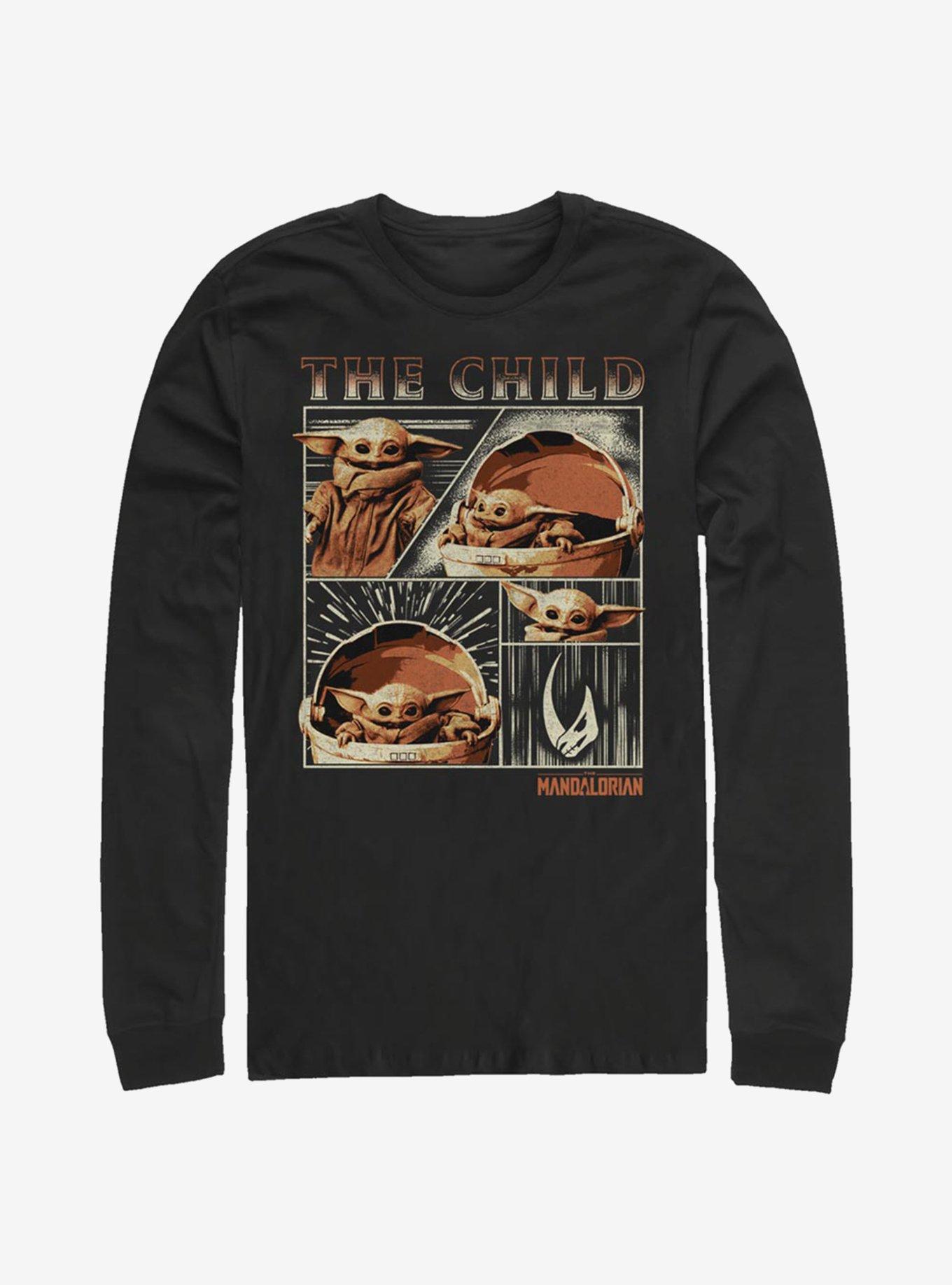 Star Wars The Mandalorian The Child Panel Long-Sleeve T-Shirt, , hi-res