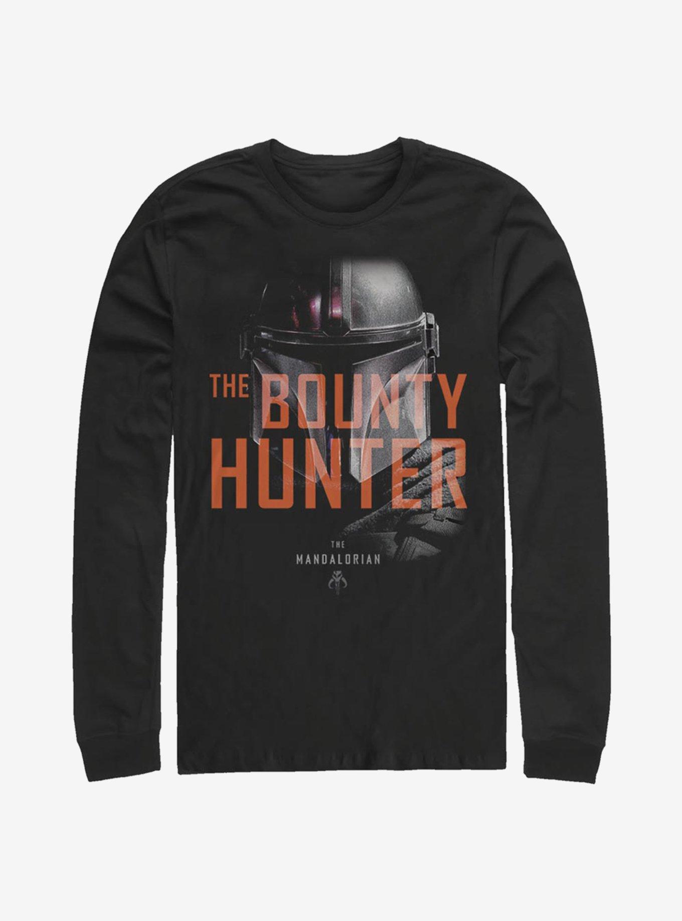 Star Wars The Mandalorian The Hunter Long-Sleeve T-Shirt, BLACK, hi-res