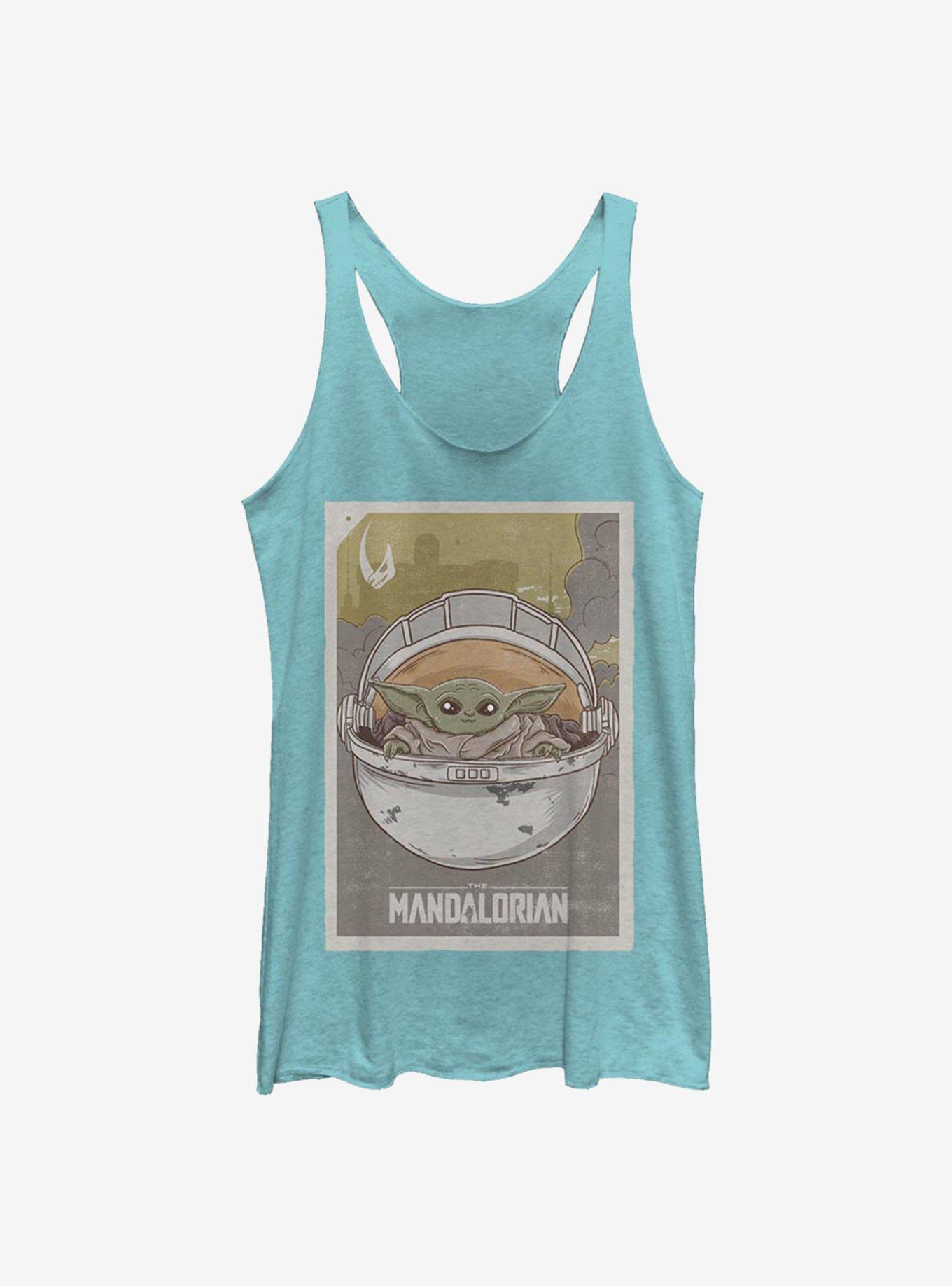 Star Wars The Mandalorian The Child Womens Tank Top, TAHI BLUE, hi-res