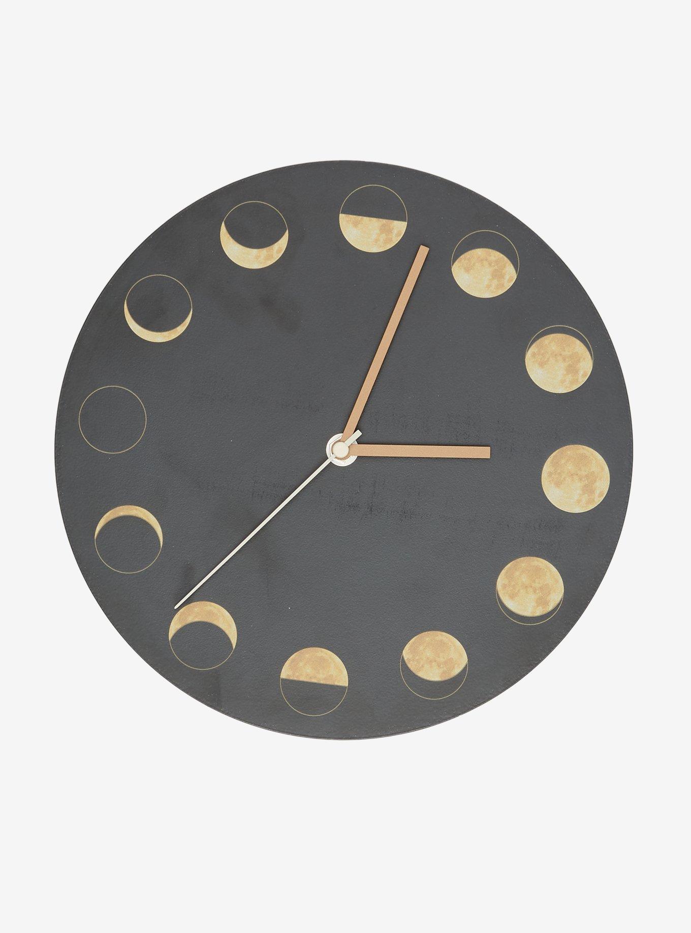 Moon Phases Wall Clock, , hi-res