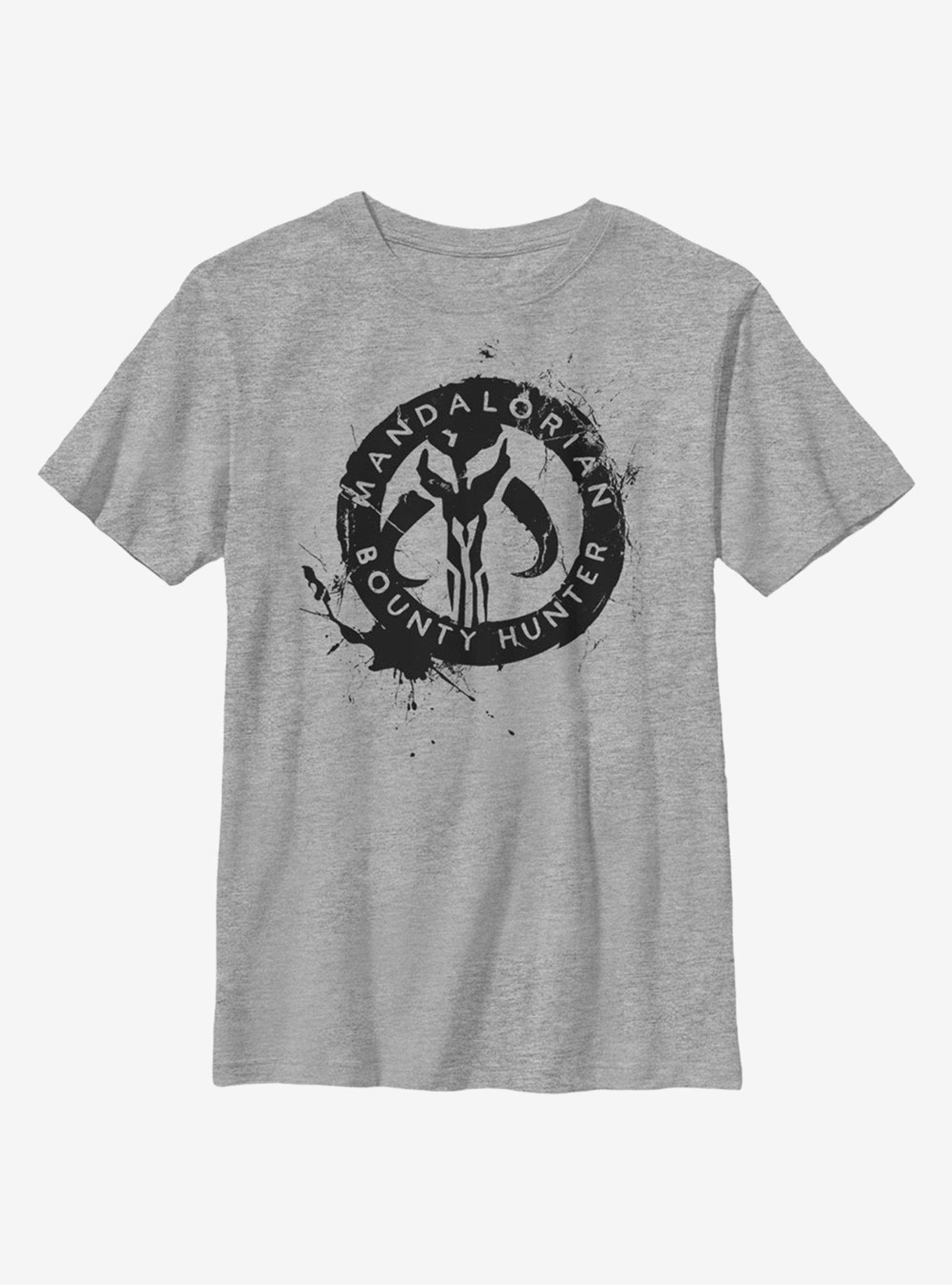 Star Wars The Mandalorian Painted Skull Youth T-Shirt, , hi-res