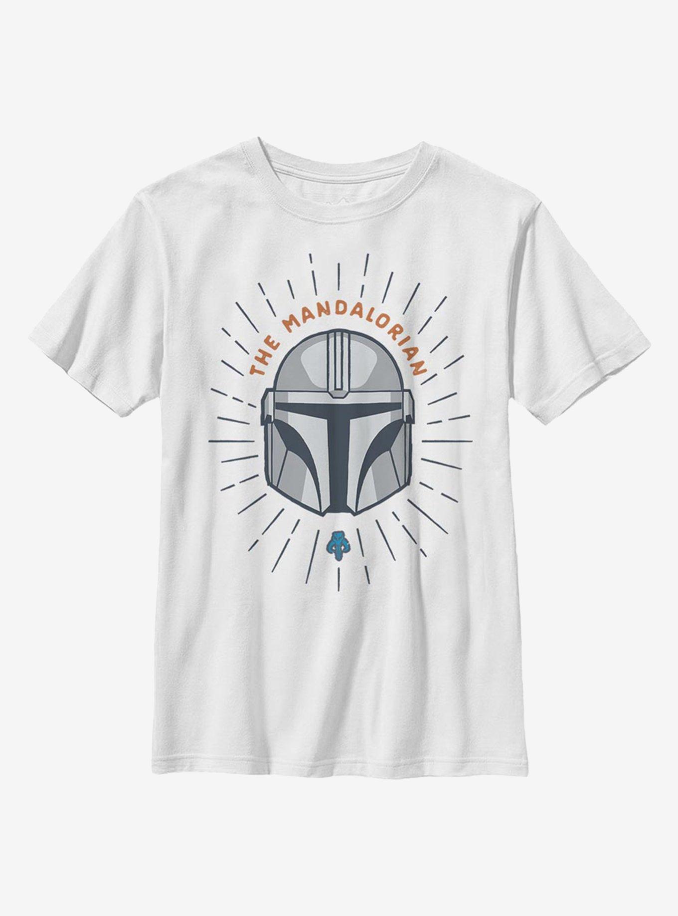 Star Wars The Mandalorian Simple Shield Youth T-Shirt, , hi-res