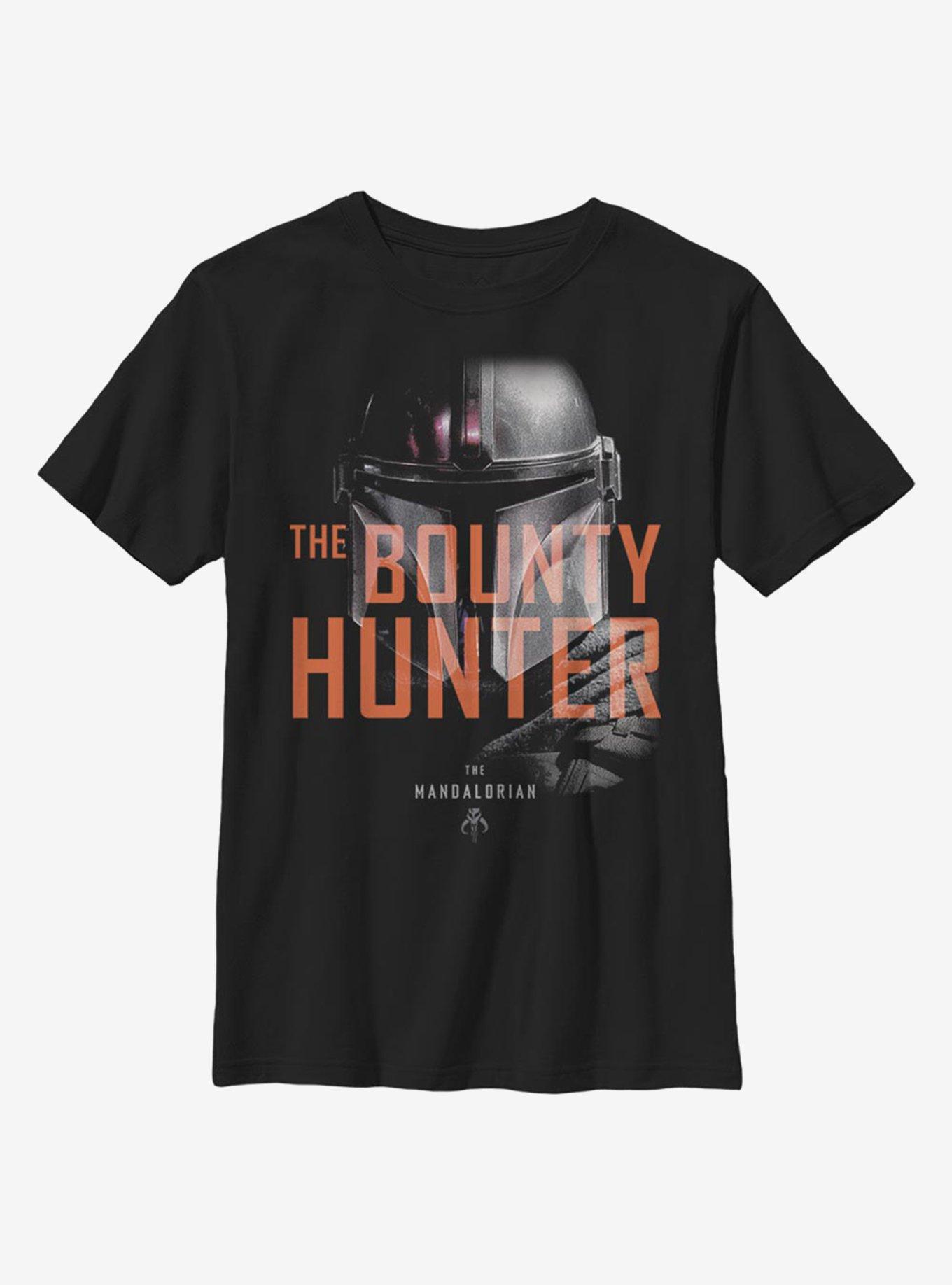 Star Wars The Mandalorian The Hunter Youth T-Shirt, BLACK, hi-res