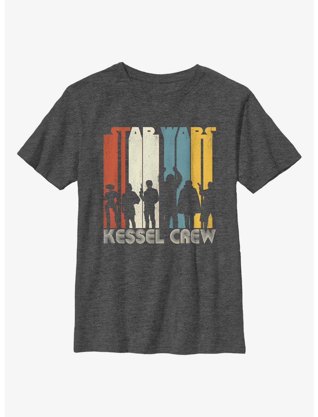 Solo: A Star Wars Story Han Crew Youth T-Shirt, CHAR HTR, hi-res