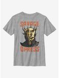 Star Wars: The Clone Wars Savage Face Youth T-Shirt, ATH HTR, hi-res