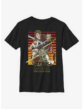 Star Wars: The Clone Wars Sun Setting Youth T-Shirt, , hi-res