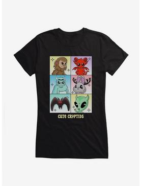 Cute Cryptid Bunch Grid Girls T-Shirt, , hi-res