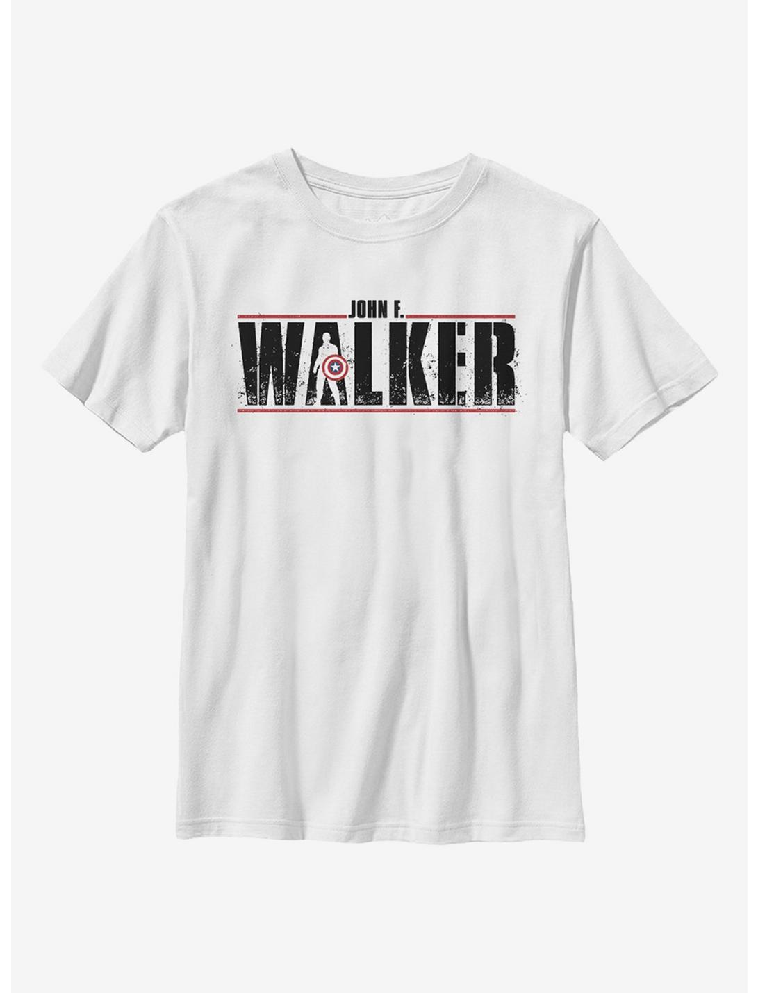 Marvel The Falcon And The Winter Soldier Walker Painted Youth T-Shirt, WHITE, hi-res