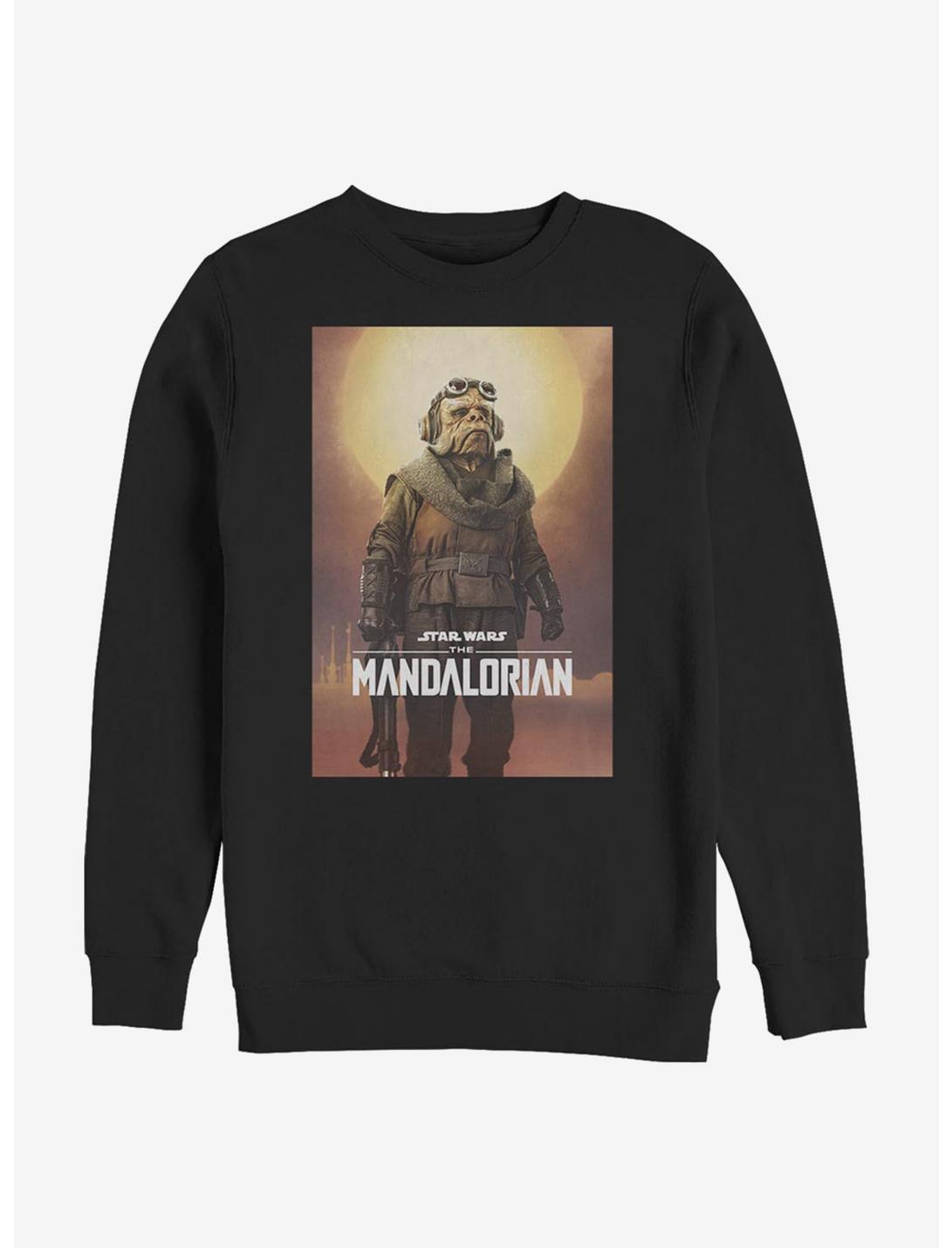 Star Wars The Mandalorian Alien Poster Sweatshirt, BLACK, hi-res