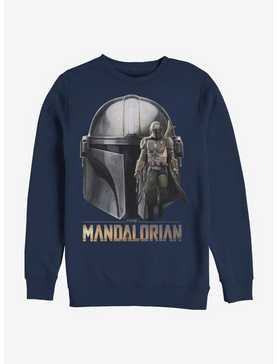 Star Wars The Mandalorian Mando Head Sweatshirt, , hi-res