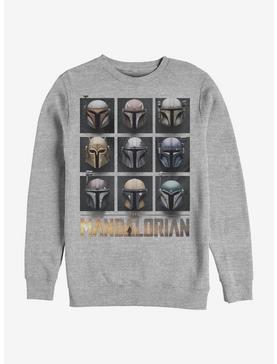 Star Wars The Mandalorian Mando Helmet Boxup Sweatshirt, , hi-res