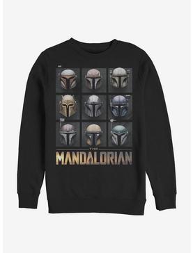 Star Wars The Mandalorian Mando Helmet Boxup Sweatshirt, , hi-res