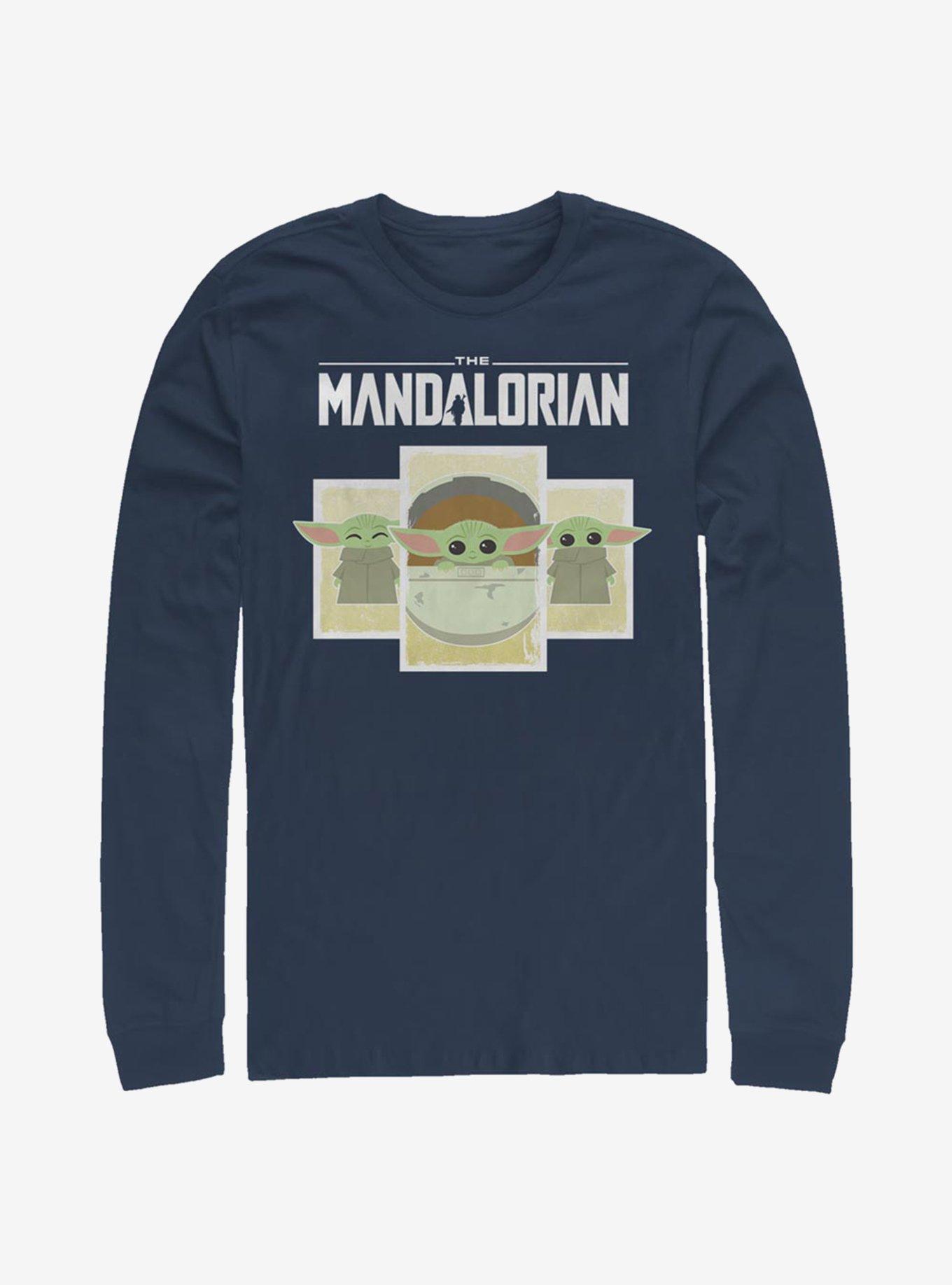 Star Wars The Mandalorian The Child Boxes Long-Sleeve T-Shirt