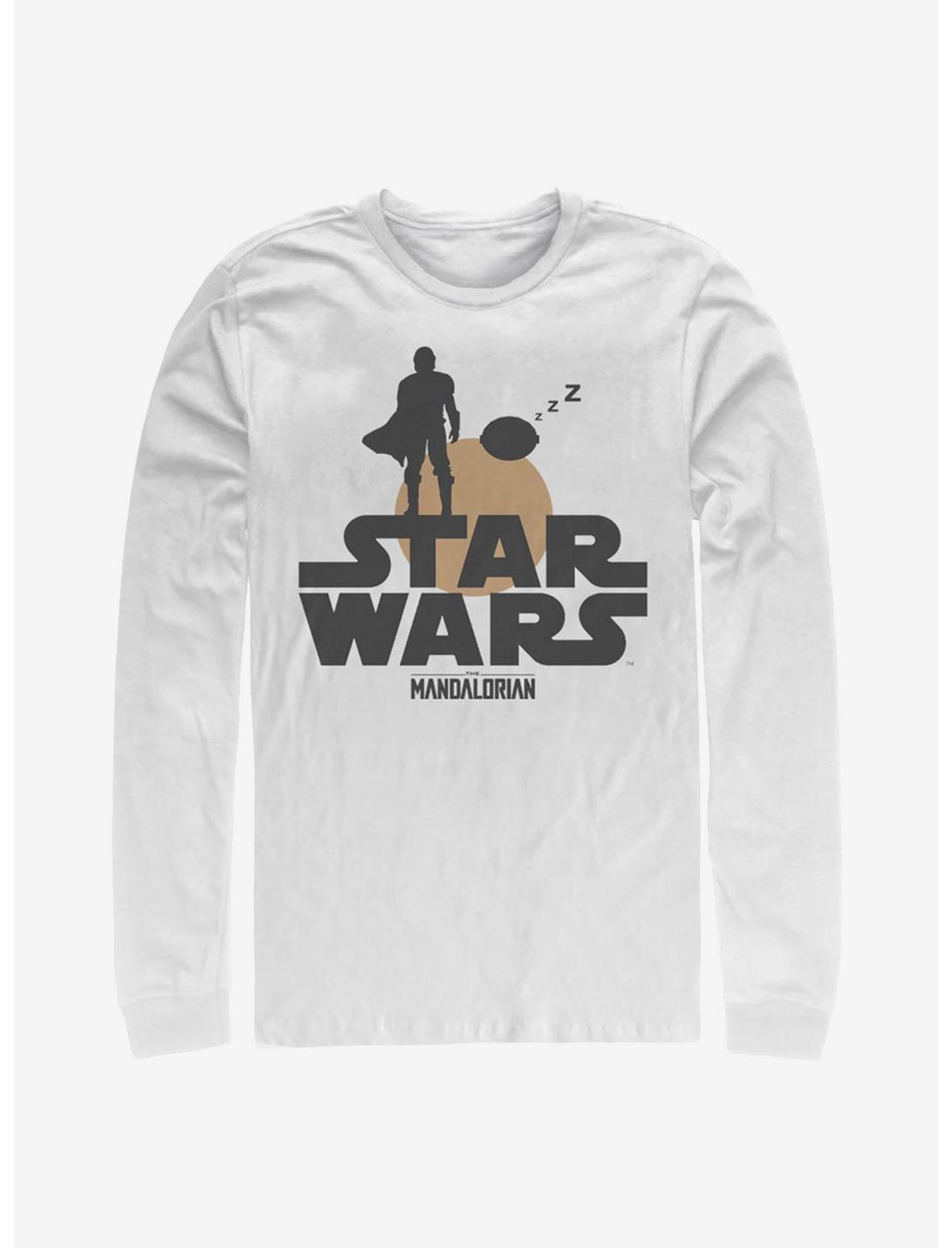 Star Wars The Mandalorian Sunset Duo Long-Sleeve T-Shirt, WHITE, hi-res