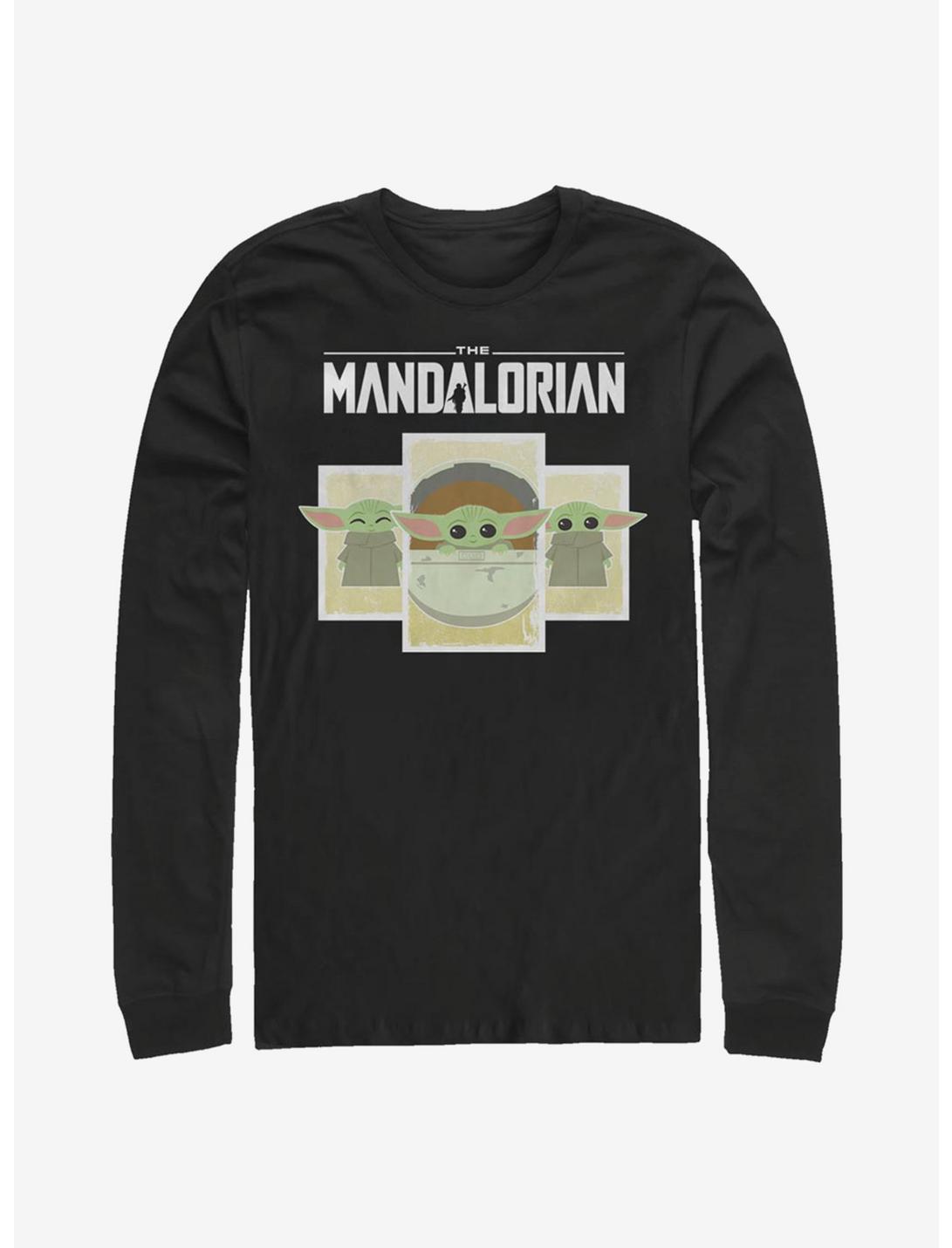 Star Wars The Mandalorian The Child Boxes Long-Sleeve T-Shirt, BLACK, hi-res