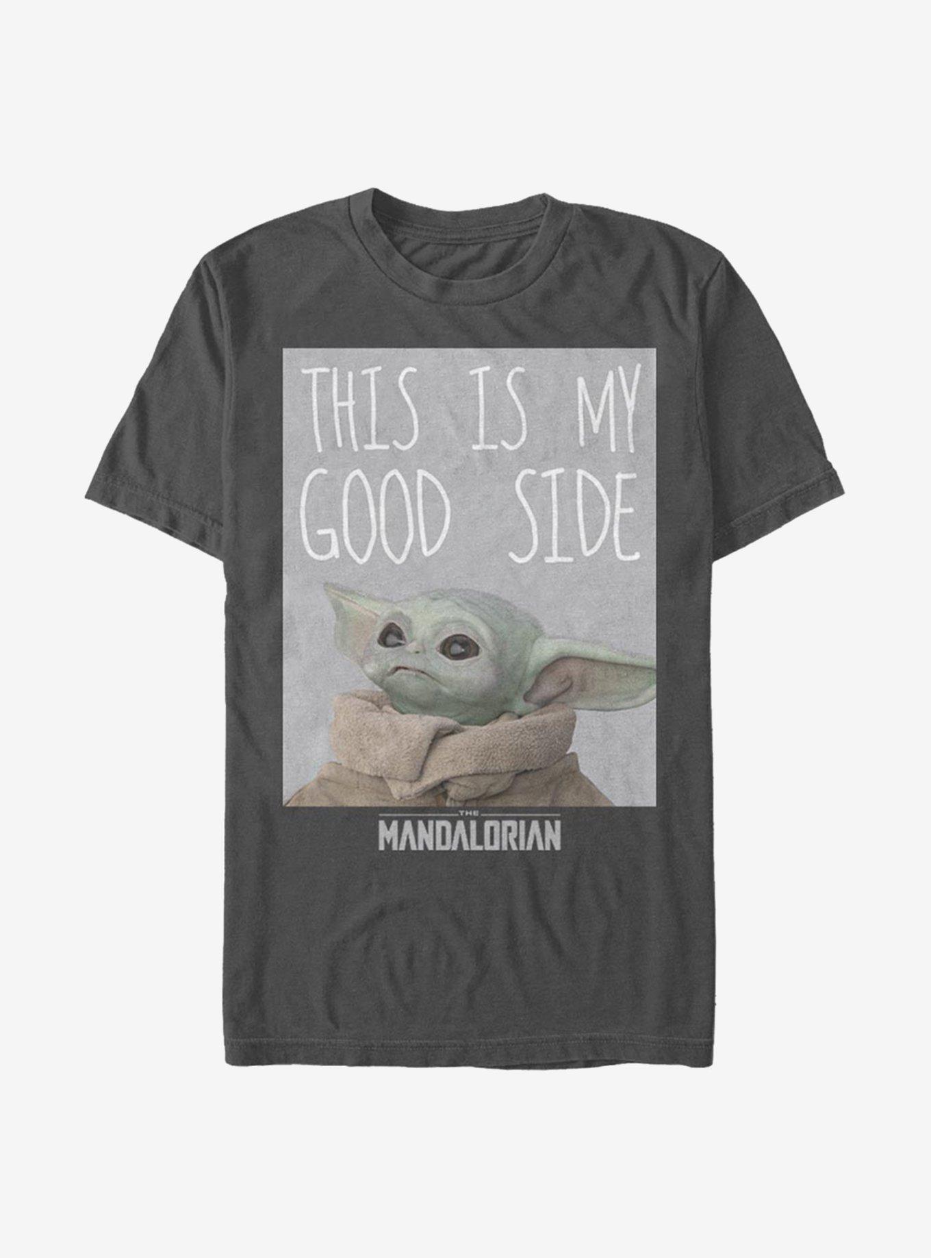 Star Wars The Mandalorian Good Side T-Shirt, CHARCOAL, hi-res